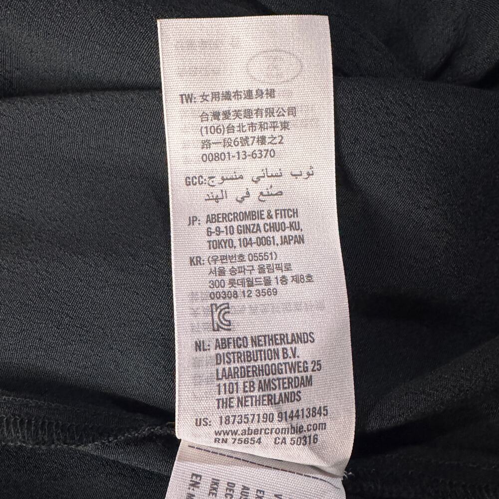 Abercrombie & Fitch Small Mini Wrap Dress Long Sleeve Surplice V-Neck A-Line - Picture 9 of 10